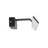 GloboStar® MIRROR 60514 Φωτιστικό Τοίχου - Απλίκα LED 12W 1440lm 120° AC 85-265V IP54 Φυσικό Λευκό 4500K Μαύρο Μέταλλο - Μ42 x Π5 x Υ15cm - 2 Xρόνια Εγγύηση - ledmania.gr