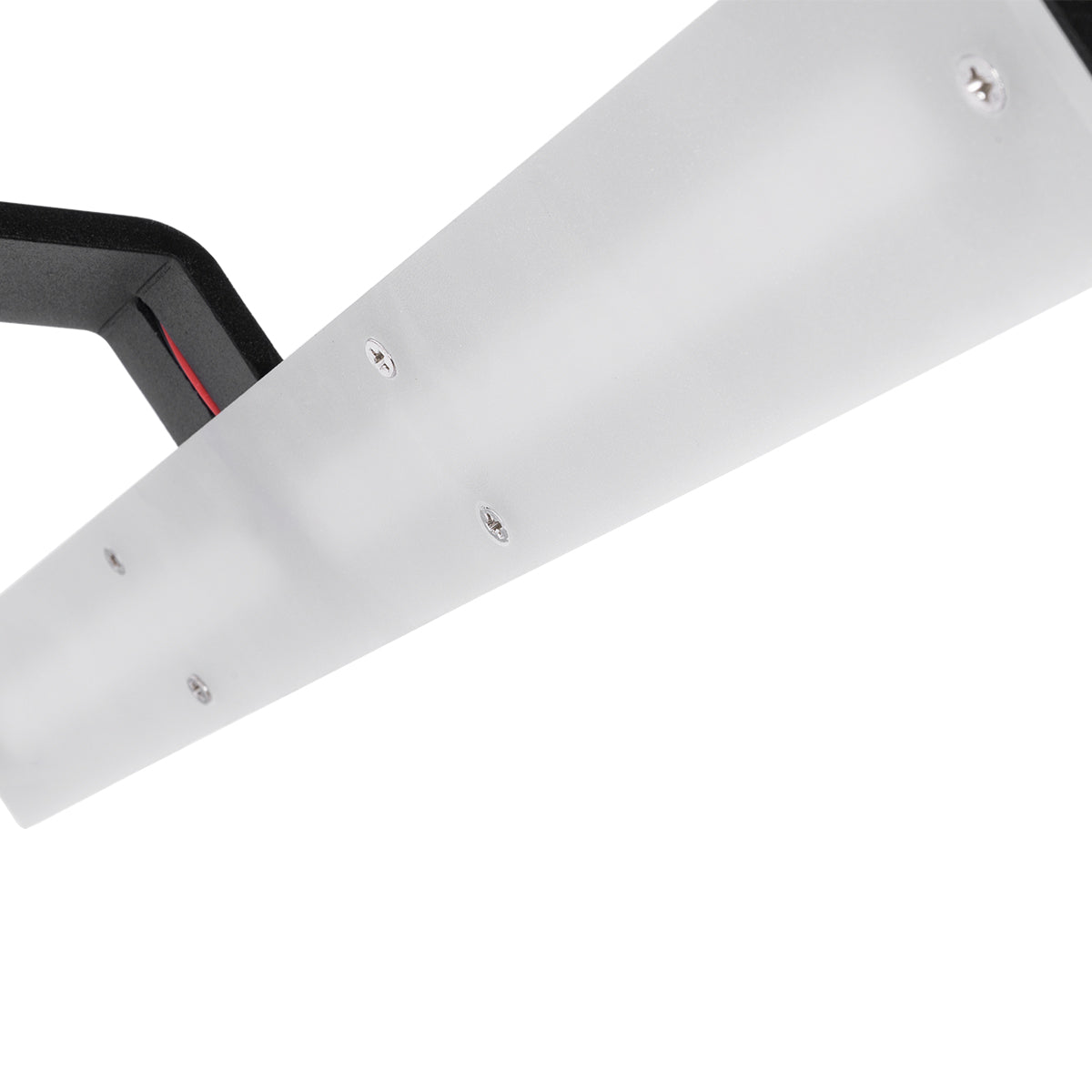 GloboStar® MIRROR 60514 Φωτιστικό Τοίχου - Απλίκα LED 12W 1440lm 120° AC 85-265V IP54 Φυσικό Λευκό 4500K Μαύρο Μέταλλο - Μ42 x Π5 x Υ15cm - 2 Xρόνια Εγγύηση - ledmania.gr