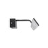 GloboStar® MIRROR 60516 Φωτιστικό Τοίχου - Απλίκα LED 14W 1680lm 120° AC 85-265V IP54 Φυσικό Λευκό 4500K Γκρι Μέταλλο - Μ58 x Π15 x Υ6cm - 2 Xρόνια Εγγύηση - ledmania.gr