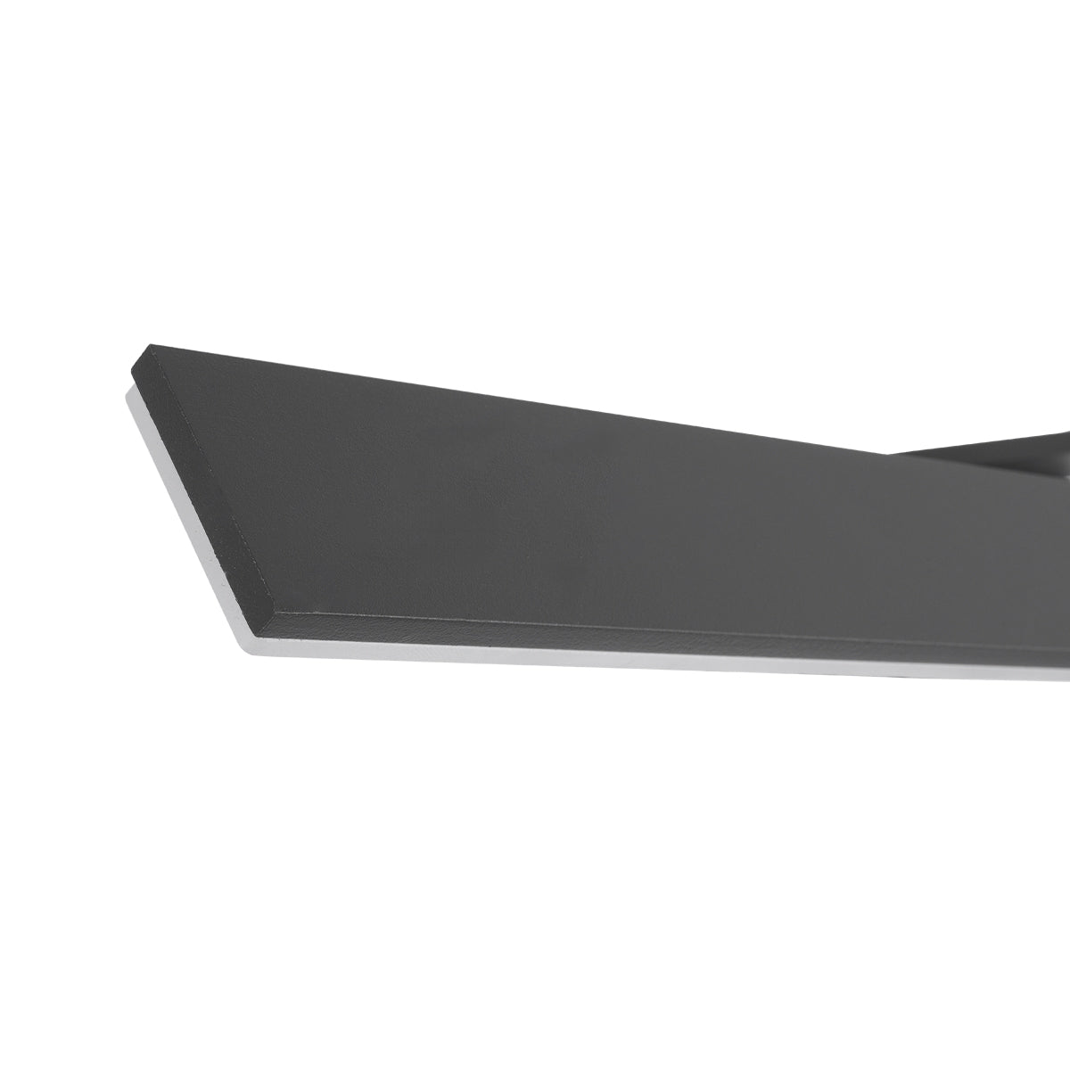 GloboStar® MIRROR 60516 Φωτιστικό Τοίχου - Απλίκα LED 14W 1680lm 120° AC 85-265V IP54 Φυσικό Λευκό 4500K Γκρι Μέταλλο - Μ58 x Π15 x Υ6cm - 2 Xρόνια Εγγύηση - ledmania.gr