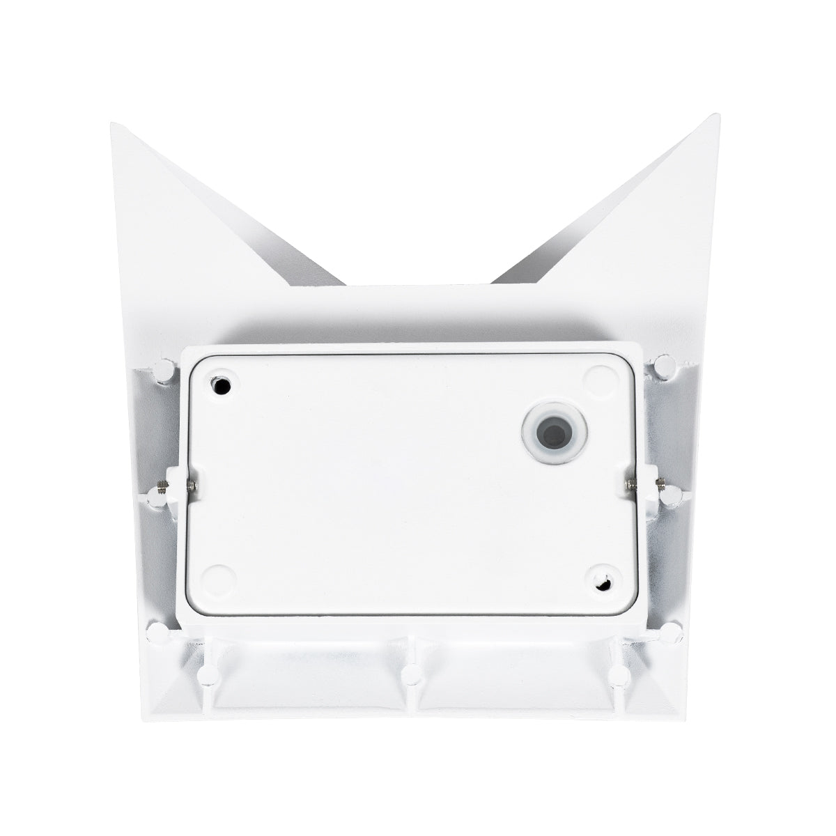 GloboStar® STEALTH 60521 Φωτιστικό Τοίχου - Απλίκα Αρχιτεκτονικού Φωτισμού Εσωτερικού/Εξωτερικού Χώρου Up or Down LED 10W 1100lm 60° AC220-240V Αδιάβροχο IP65 - Σώμα Αλουμινίου & Tempered Glass - Μ17 x Π17 x Υ7.5cm - Φυσικό Λευκό 4500K - Λευκό - Bridge... - ledmania.gr