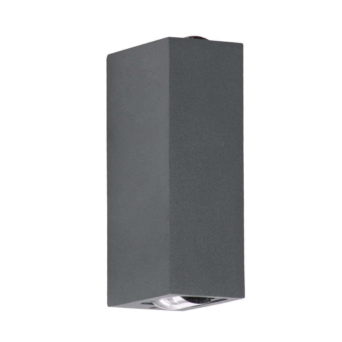 GLOBOSTAR® LINOR 60528 Μοντέρνο Φωτιστικό Τοίχου - Απλίκα LED 10W 1000lm 10° AC 220-240V Αδιάβροχο IP65 Θερμό Λευκό 2700K - Bridgelux COB Chip & TÜV SÜD Driver - Γκρι Ανθρακί Ματ - Μ12.5 x Π6 x Υ4cm - 5 Χρόνια Εγγύηση - ledmania.gr