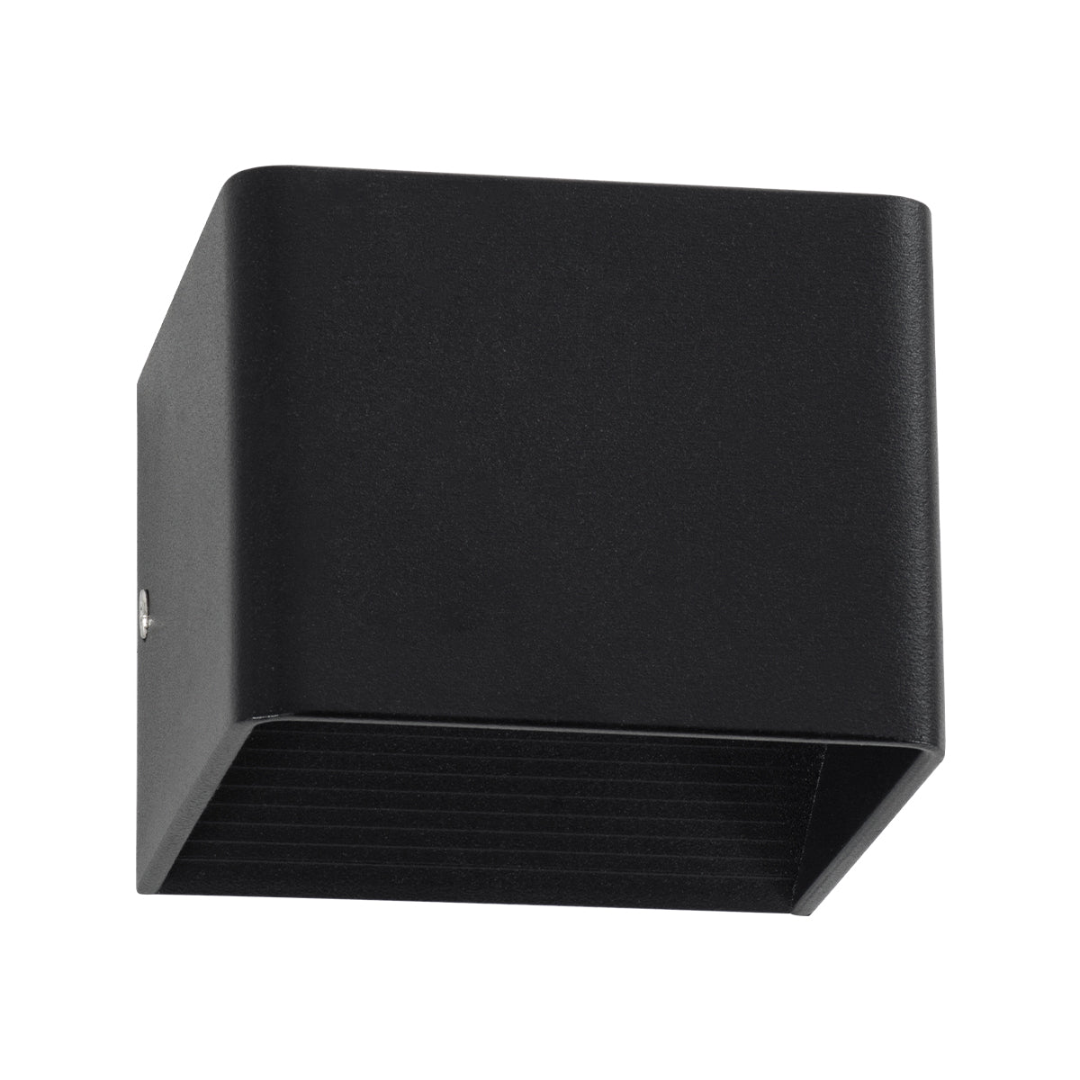 GloboStar® CIRCOA 60535 Φωτιστικό Τοίχου - Απλίκα Αρχιτεκτονικού Φωτισμού Εσωτερικού/Εξωτερικού Χώρου Up & Down LED 10W 1056lm 60° AC 220-240V IP44 Μ10 x Π8 x Υ10cm - Θερμό Λευκό 2700K - Μαύρο - Bridgelux Chip - 3 Years Warranty - ledmania.gr