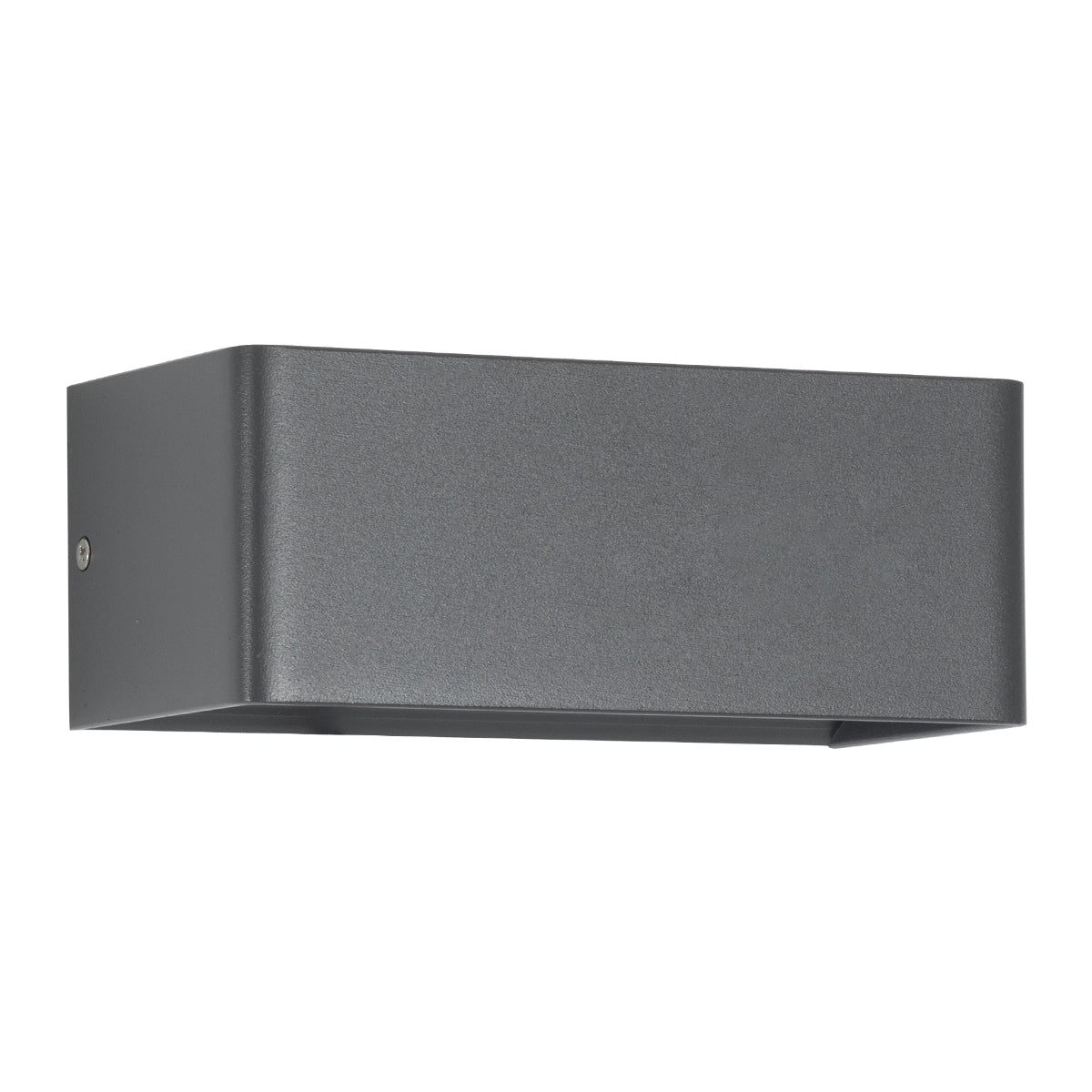 GloboStar® CIRCOA 60543 Φωτιστικό Τοίχου - Απλίκα Αρχιτεκτονικού Φωτισμού Εσωτερικού/Εξωτερικού Χώρου Up & Down LED 10W 1080lm 60° AC 220-240V IP44 Μ20 x Π8 x Υ10cm - Θερμό Λευκό 2700K - Γκρι Ανθρακί - Bridgelux Chip - 3 Years Warranty - ledmania.gr