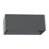 GloboStar® CIRCOA 60543 Φωτιστικό Τοίχου - Απλίκα Αρχιτεκτονικού Φωτισμού Εσωτερικού/Εξωτερικού Χώρου Up & Down LED 10W 1080lm 60° AC 220-240V IP44 Μ20 x Π8 x Υ10cm - Θερμό Λευκό 2700K - Γκρι Ανθρακί - Bridgelux Chip - 3 Years Warranty - ledmania.gr