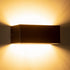 GloboStar® CIRCOA 60543 Φωτιστικό Τοίχου - Απλίκα Αρχιτεκτονικού Φωτισμού Εσωτερικού/Εξωτερικού Χώρου Up & Down LED 10W 1080lm 60° AC 220-240V IP44 Μ20 x Π8 x Υ10cm - Θερμό Λευκό 2700K - Γκρι Ανθρακί - Bridgelux Chip - 3 Years Warranty - ledmania.gr