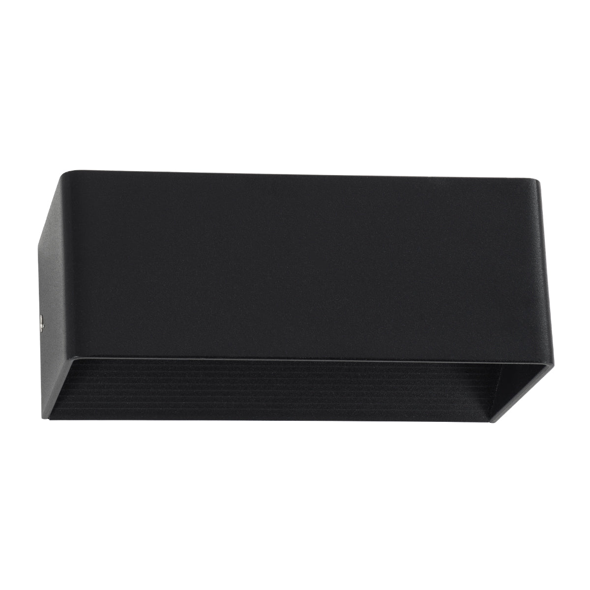 GloboStar® CIRCOA 60544 Φωτιστικό Τοίχου - Απλίκα Αρχιτεκτονικού Φωτισμού Εσωτερικού/Εξωτερικού Χώρου Up & Down LED 10W 1080lm 60° AC 220-240V IP44 Μ20 x Π8 x Υ10cm - Θερμό Λευκό 2700K - Μαύρο - Bridgelux Chip - 3 Years Warranty - ledmania.gr