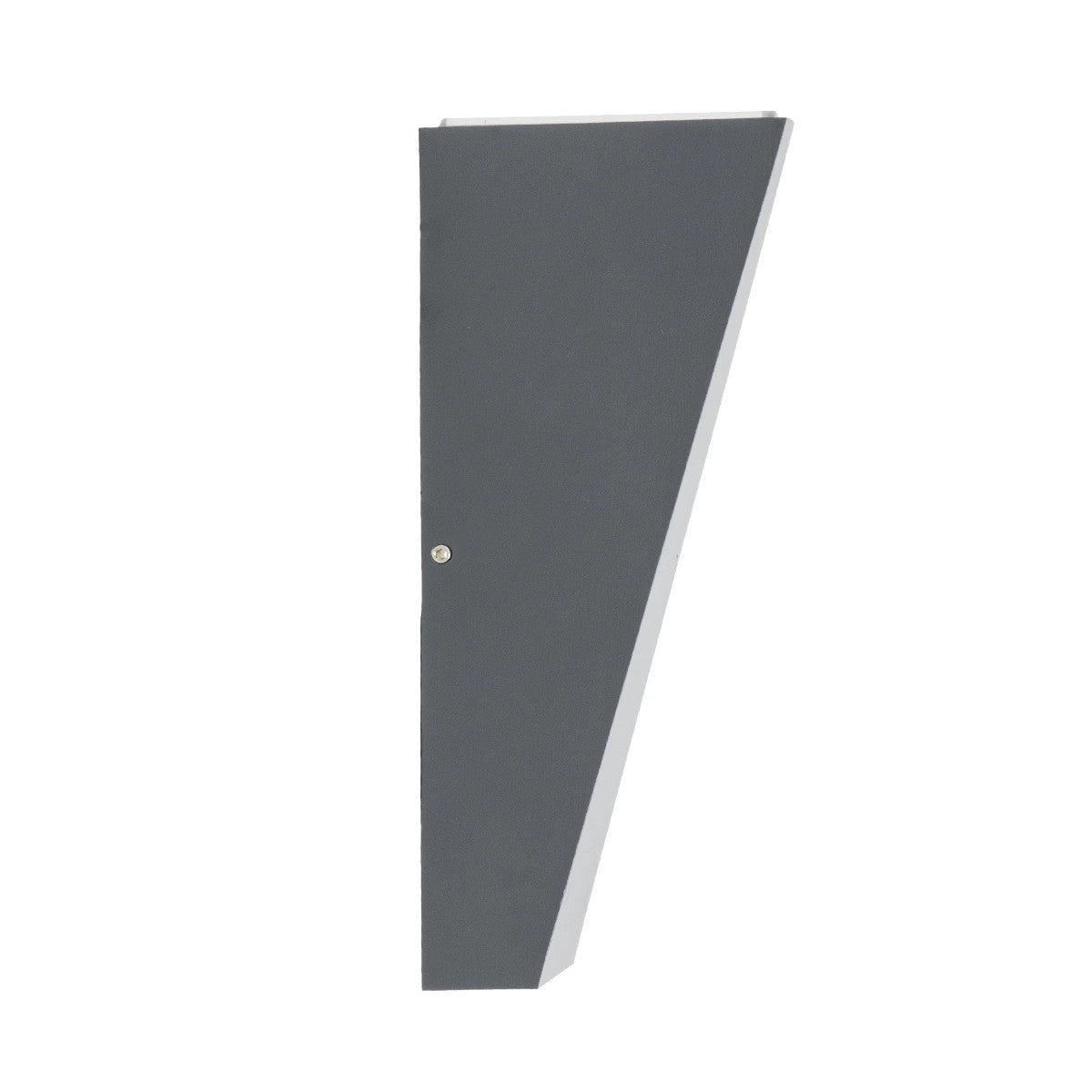 GloboStar® TRIANDE 60555 Φωτιστικό Τοίχου - Απλίκα Αρχιτεκτονικού Φωτισμού Εσωτερικού/Εξωτερικού Χώρου Up & Down LED 10W 1200lm 5° & 60° AC 220-240V IP65 Μ8.5 x Π8.5 x Υ20cm - Φυσικό Λευκό 4500K - Γκρι Αλουμίνιο - Bridgelux Chip - 3 Χρόνια Εγγύηση - ledmania.gr
