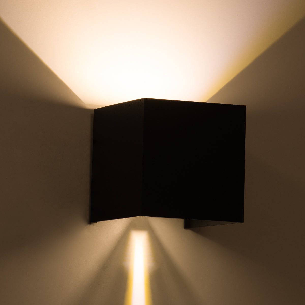 GLOBOSTAR® AXIS-S 60561 Μοντέρνο Φωτιστικό Τοίχου - Απλίκα LED 10W 1150lm 5°/60° AC 220-240V Αδιάβροχο IP65 Θερμό Λευκό 2700K - Bridgelux COB Chip & TÜV SÜD Driver - Γκρι Ανθρακί Ματ - Μ10 x Π10 x Υ10cm - 5 Χρόνια Εγγύηση - ledmania.gr