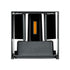 GLOBOSTAR® AXIS-S 60561 Μοντέρνο Φωτιστικό Τοίχου - Απλίκα LED 10W 1150lm 5°/60° AC 220-240V Αδιάβροχο IP65 Θερμό Λευκό 2700K - Bridgelux COB Chip & TÜV SÜD Driver - Γκρι Ανθρακί Ματ - Μ10 x Π10 x Υ10cm - 5 Χρόνια Εγγύηση - ledmania.gr