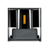 GLOBOSTAR® AXIS-S 60564 Μοντέρνο Φωτιστικό Τοίχου - Απλίκα LED 10W 1200lm 5°/60° AC 220-240V Αδιάβροχο IP65 Φυσικό Λευκό 4500K - Bridgelux COB Chip & TÜV SÜD Driver - Γκρι Ανθρακί Ματ - Μ10 x Π10 x Υ10cm - 5 Χρόνια Εγγύηση