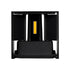 GloboStar® AXIS-S 60565 Φωτιστικό Τοίχου - Απλίκα Αρχιτεκτονικού Φωτισμού Εσωτερικού/Εξωτερικού Χώρου Up & Down LED 10W 1200lm 10 έως 60° AC 220-240V Αδιάβροχο IP65 Μ10 x Π10 x Υ10cm - Φυσικό Λευκό 4500K - Μαύρο - Bridgelux Chip - 3 Years Warranty - ledmania.gr