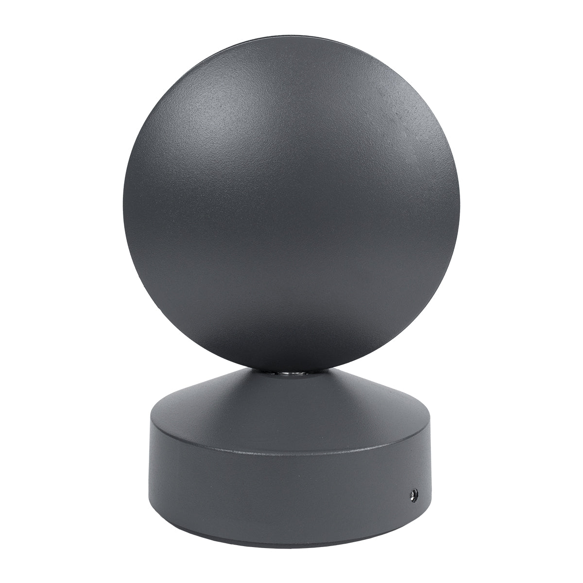 GLOBOSTAR® ZERODA 60597 Μοντέρνο Φωτιστικό Τοίχου - Απλίκα LED 9W 1035lm 3°/360° AC 220-240V Αδιάβροχο IP65 Θερμό Λευκό 2700K - CREE XPE Chip & TÜV SÜD Driver - Γκρι Ανθρακί Ματ - Μ11 x Π10 x Υ16cm - 5 Χρόνια Εγγύηση - ledmania.gr