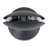 GLOBOSTAR® ZERODA 60597 Μοντέρνο Φωτιστικό Τοίχου - Απλίκα LED 9W 1035lm 3°/360° AC 220-240V Αδιάβροχο IP65 Θερμό Λευκό 2700K - CREE XPE Chip & TÜV SÜD Driver - Γκρι Ανθρακί Ματ - Μ11 x Π10 x Υ16cm - 5 Χρόνια Εγγύηση - ledmania.gr
