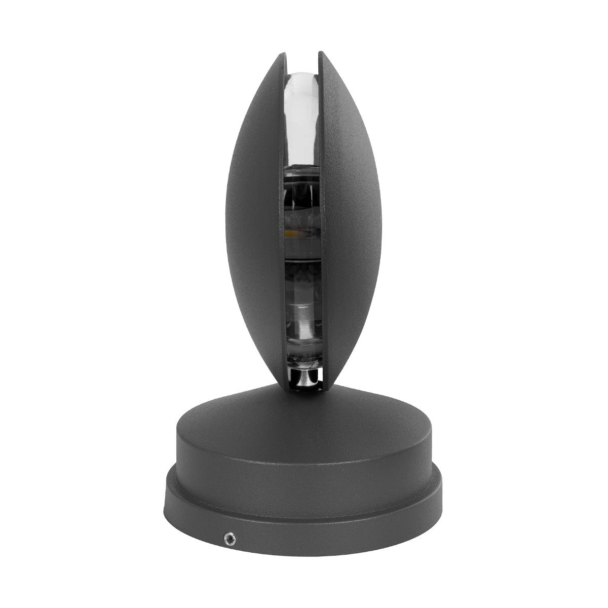 GLOBOSTAR® ZERODA 60599 Μοντέρνο Φωτιστικό Τοίχου - Απλίκα LED 9W 1080lm 3° x 360° AC 220-240V Αδιάβροχο IP65 Ψυχρό Λευκό 6000K - CREE XPE Chip & TÜV SÜD Driver - Γκρι Ανθρακί Ματ - Μ11 x Π10 x Υ16cm - 5 Χρόνια Εγγύηση - ledmania.gr
