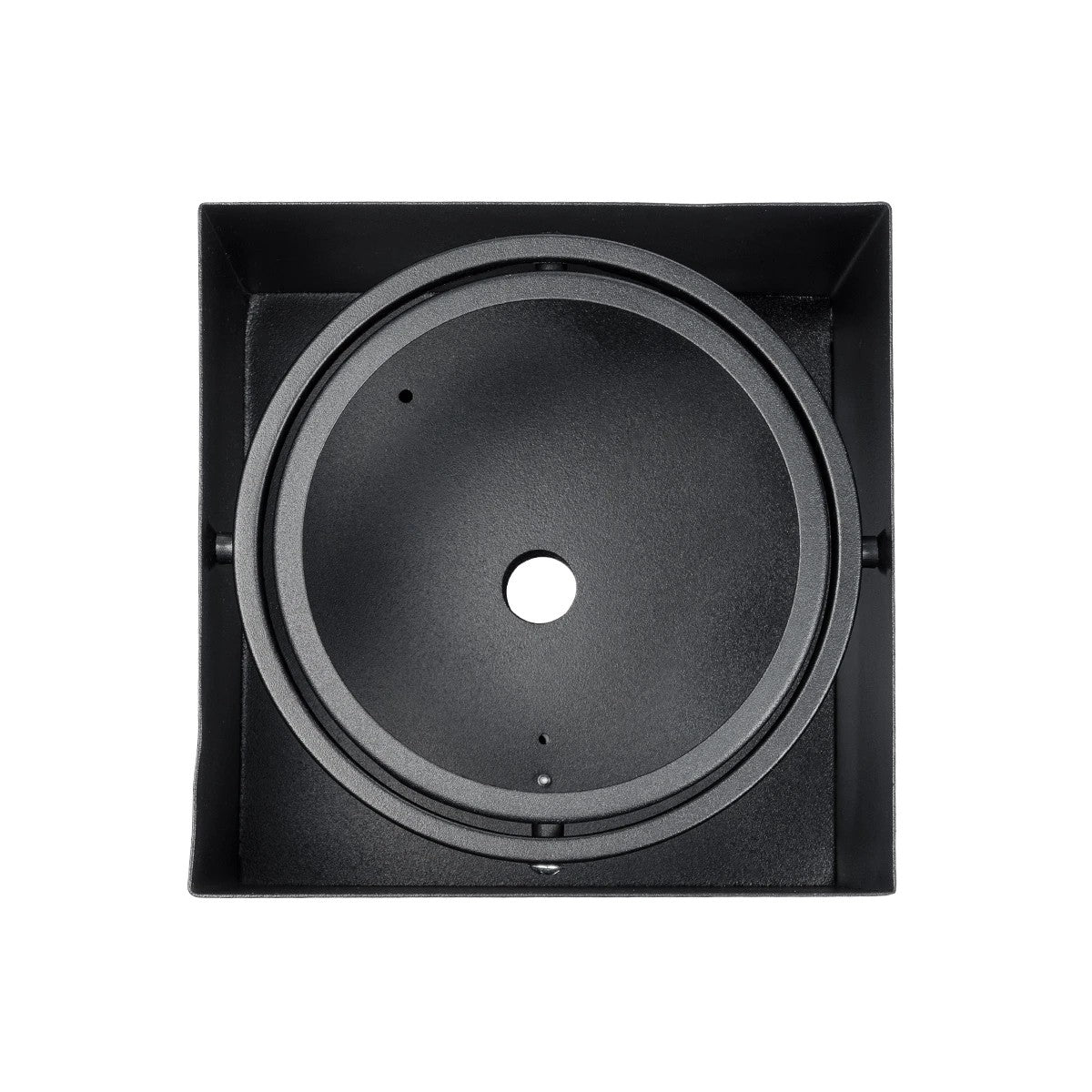 GloboStar® MAGMA 60626 Μοντέρνο Φωτιστικό Οροφής Σποτ Μονόφωτο 1 x GU10 IP20 Μαύρο Αλουμίνιο - Μ15 x Π15 x Υ13cm - ledmania.gr