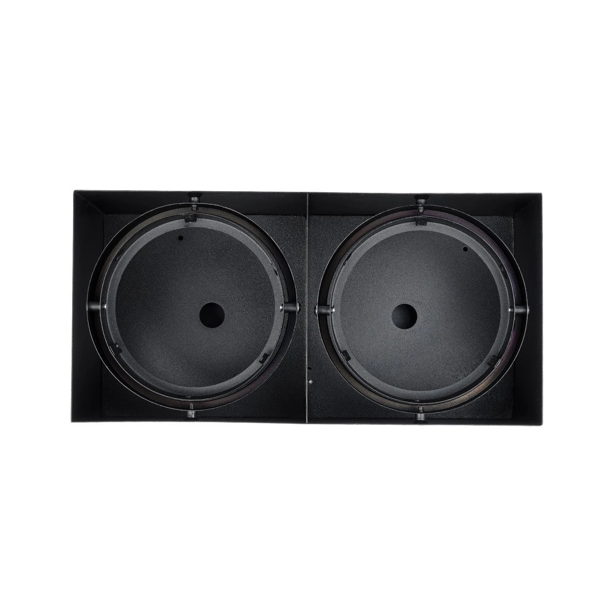 GloboStar® MAGMA 60627 Μοντέρνο Φωτιστικό Οροφής Σποτ Δίφωτο 2 x GU10 IP20 Μαύρο Αλουμίνιο - Μ30 x Π15 x Υ13cm - ledmania.gr