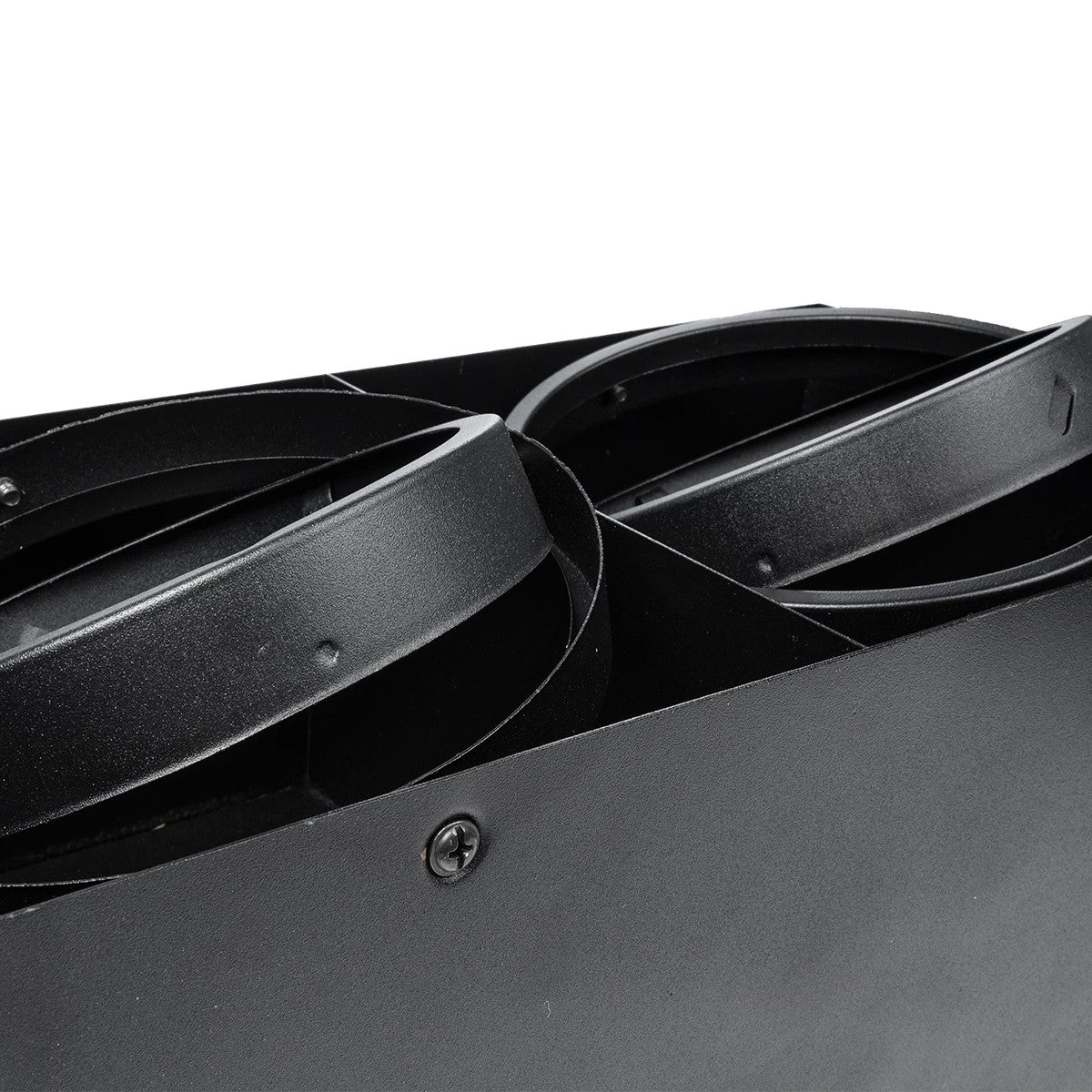 GloboStar® MAGMA 60627 Μοντέρνο Φωτιστικό Οροφής Σποτ Δίφωτο 2 x GU10 IP20 Μαύρο Αλουμίνιο - Μ30 x Π15 x Υ13cm - ledmania.gr