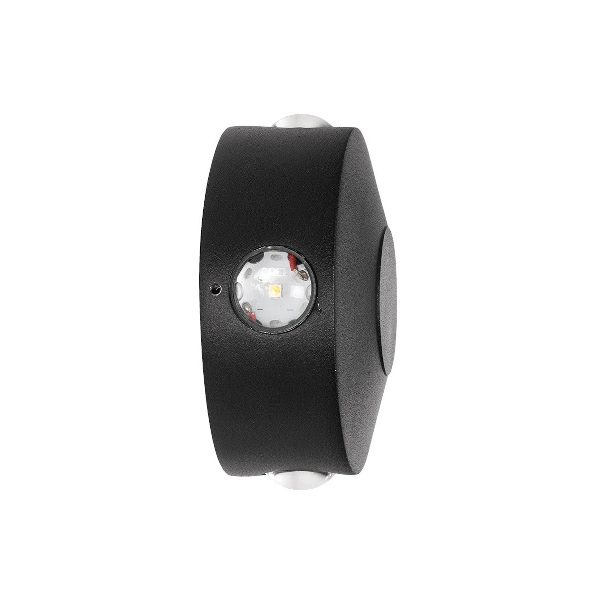 kelvo® ARKOS KLV-101-0107 Μοντέρνο Φωτιστικό Τοίχου - Απλίκα LED 8W 840lm 15° AC 220-240V Αδιάβροχο IP65 Θερμό Λευκό 2700K - Lumileds COB Chip & TÜV SÜD Driver - Μαύρο Ματ - Μ13 x Π5.5 x Υ13cm - 5 Χρόνια Εγγύηση - ledmania.gr