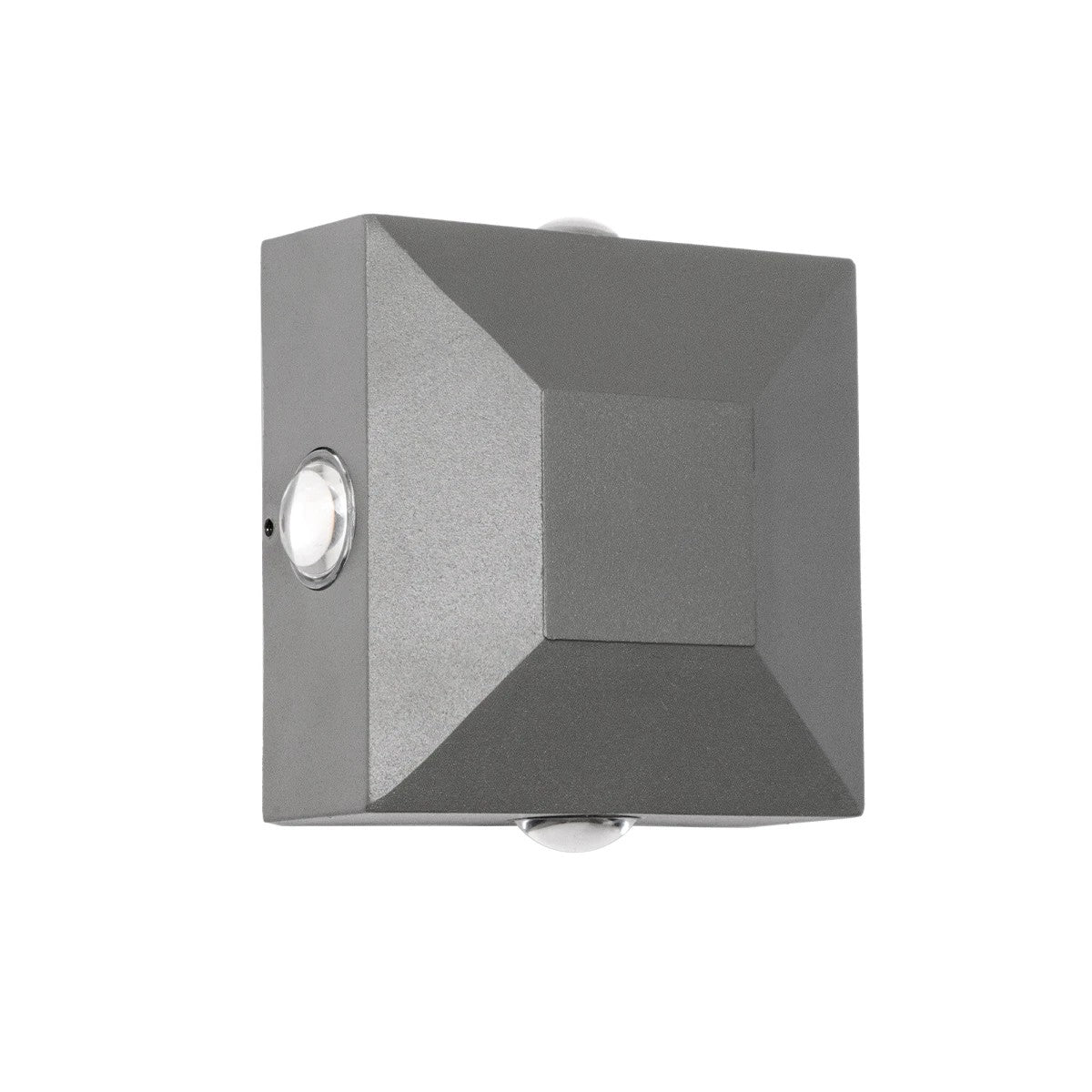 kelvo® ARKOS KLV-101-0111 Μοντέρνο Φωτιστικό Τοίχου - Απλίκα LED 8W 840lm 15° AC 220-240V Αδιάβροχο IP65 Θερμό Λευκό 2700K - Lumileds COB Chip & TÜV SÜD Driver - Γκρι Ανθρακί Ματ - Μ14 x Π5.5 x Υ14cm - 5 Χρόνια Εγγύηση - ledmania.gr