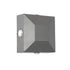 kelvo® ARKOS KLV-101-0111 Μοντέρνο Φωτιστικό Τοίχου - Απλίκα LED 8W 840lm 15° AC 220-240V Αδιάβροχο IP65 Θερμό Λευκό 2700K - Lumileds COB Chip & TÜV SÜD Driver - Γκρι Ανθρακί Ματ - Μ14 x Π5.5 x Υ14cm - 5 Χρόνια Εγγύηση - ledmania.gr