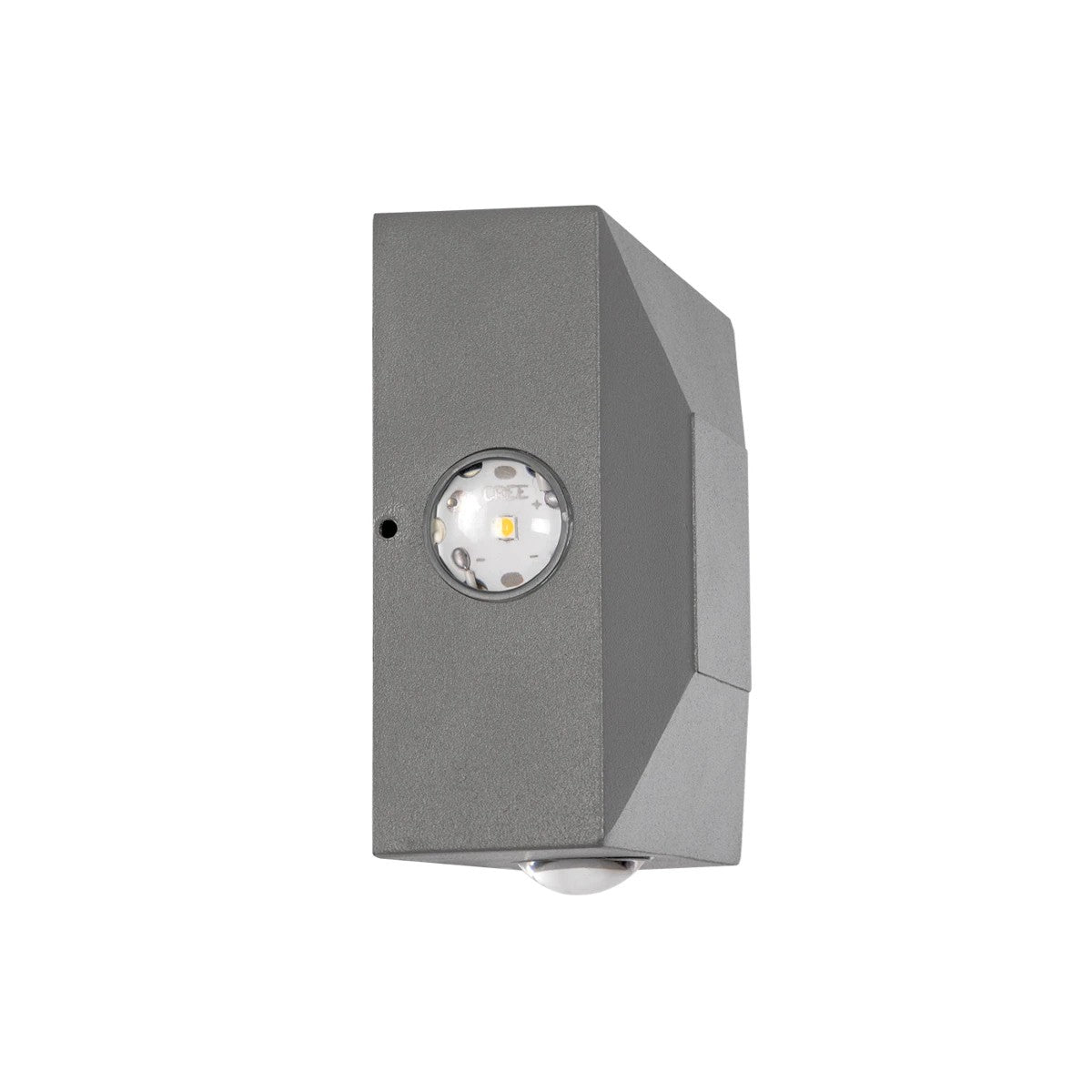 kelvo® ARKOS KLV-101-0111 Μοντέρνο Φωτιστικό Τοίχου - Απλίκα LED 8W 840lm 15° AC 220-240V Αδιάβροχο IP65 Θερμό Λευκό 2700K - Lumileds COB Chip & TÜV SÜD Driver - Γκρι Ανθρακί Ματ - Μ14 x Π5.5 x Υ14cm - 5 Χρόνια Εγγύηση - ledmania.gr