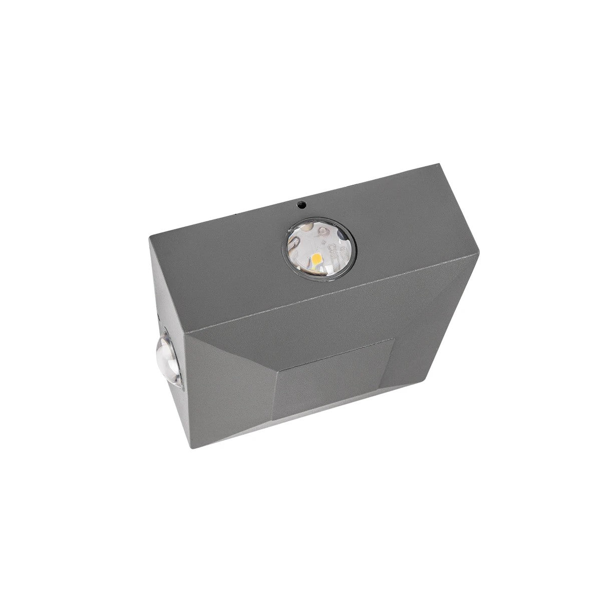 kelvo® ARKOS KLV-101-0111 Μοντέρνο Φωτιστικό Τοίχου - Απλίκα LED 8W 840lm 15° AC 220-240V Αδιάβροχο IP65 Θερμό Λευκό 2700K - Lumileds COB Chip & TÜV SÜD Driver - Γκρι Ανθρακί Ματ - Μ14 x Π5.5 x Υ14cm - 5 Χρόνια Εγγύηση - ledmania.gr