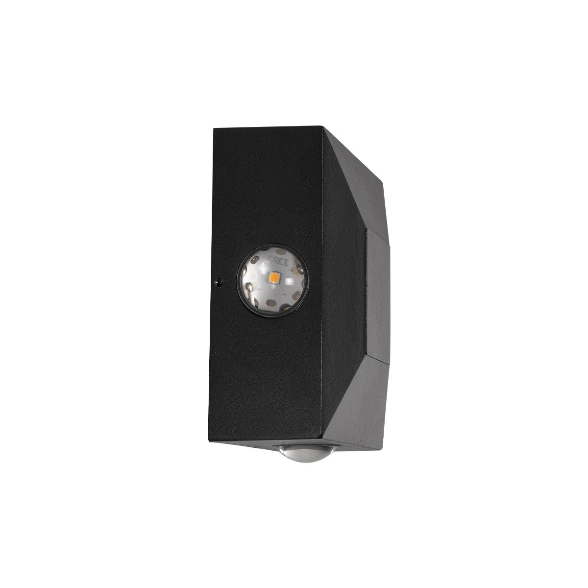 kelvo® ARKOS KLV-101-0110 Μοντέρνο Φωτιστικό Τοίχου - Απλίκα LED 8W 840lm 15° AC 220-240V Αδιάβροχο IP65 Θερμό Λευκό 2700K - Lumileds COB Chip & TÜV SÜD Driver - Μαύρο Ματ - Μ14 x Π5.5 x Υ14cm - 5 Χρόνια Εγγύηση - ledmania.gr