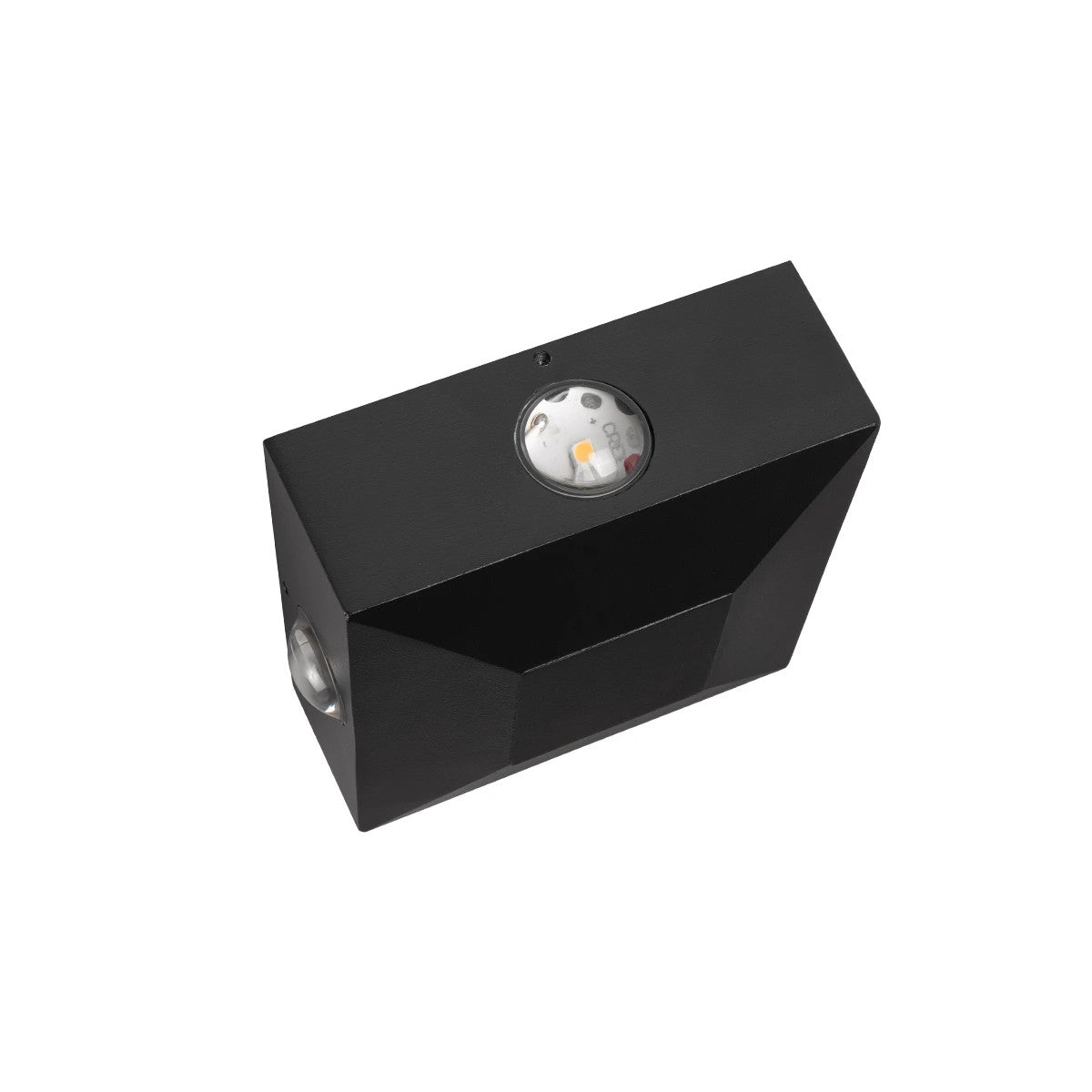 kelvo® ARKOS KLV-101-0110 Μοντέρνο Φωτιστικό Τοίχου - Απλίκα LED 8W 840lm 15° AC 220-240V Αδιάβροχο IP65 Θερμό Λευκό 2700K - Lumileds COB Chip & TÜV SÜD Driver - Μαύρο Ματ - Μ14 x Π5.5 x Υ14cm - 5 Χρόνια Εγγύηση - ledmania.gr