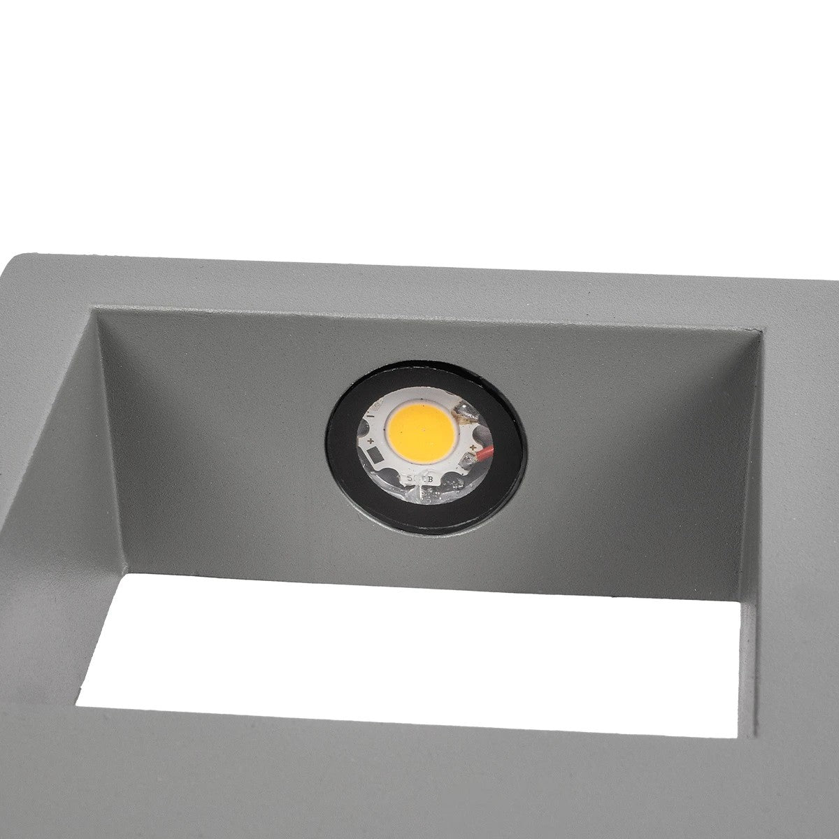 kelvo® AURA KLV-101-0117 Μοντέρνο Φωτιστικό Τοίχου - Απλίκα LED 7W 875lm 45° AC 220-240V Αδιάβροχο IP65 Θερμό Λευκό 2700K - Bridgelux COB Chip & TÜV SÜD Driver - Γκρι Ανθρακί Ματ - Μ15 x Π12.5 x Υ4.5cm - 5 Χρόνια Εγγύηση - ledmania.gr
