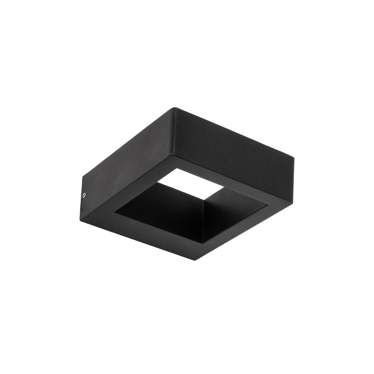 kelvo® AURA KLV-101-0116 Μοντέρνο Φωτιστικό Τοίχου - Απλίκα LED 7W 875lm 45° AC 220-240V Αδιάβροχο IP65 Θερμό Λευκό 2700K - Bridgelux COB Chip & TÜV SÜD Driver - Μαύρο Ματ - Μ15 x Π12.5 x Υ4.5cm - 5 Χρόνια Εγγύηση - ledmania.gr