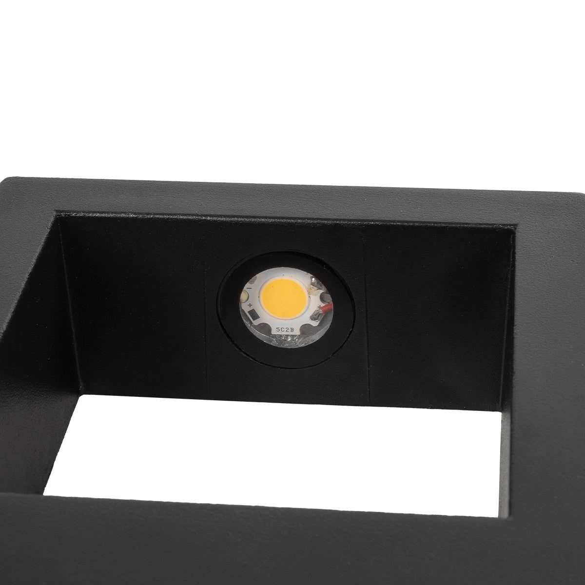kelvo® AURA KLV-101-0116 Μοντέρνο Φωτιστικό Τοίχου - Απλίκα LED 7W 875lm 45° AC 220-240V Αδιάβροχο IP65 Θερμό Λευκό 2700K - Bridgelux COB Chip & TÜV SÜD Driver - Μαύρο Ματ - Μ15 x Π12.5 x Υ4.5cm - 5 Χρόνια Εγγύηση - ledmania.gr