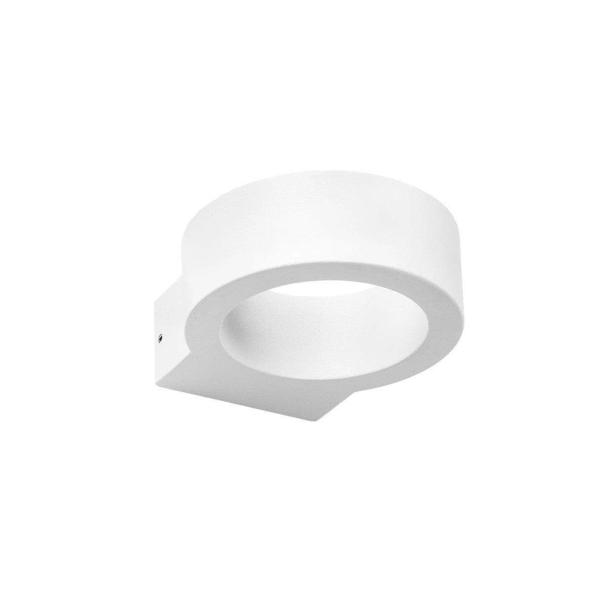 kelvo® AURA KLV-101-0115 Μοντέρνο Φωτιστικό Τοίχου - Απλίκα LED 7W 875lm 45° AC 220-240V Αδιάβροχο IP65 Θερμό Λευκό 2700K - Bridgelux COB Chip & TÜV SÜD Driver - Λευκό Ματ - Μ15 x Π13 x Υ4.5cm - 5 Χρόνια Εγγύηση - ledmania.gr