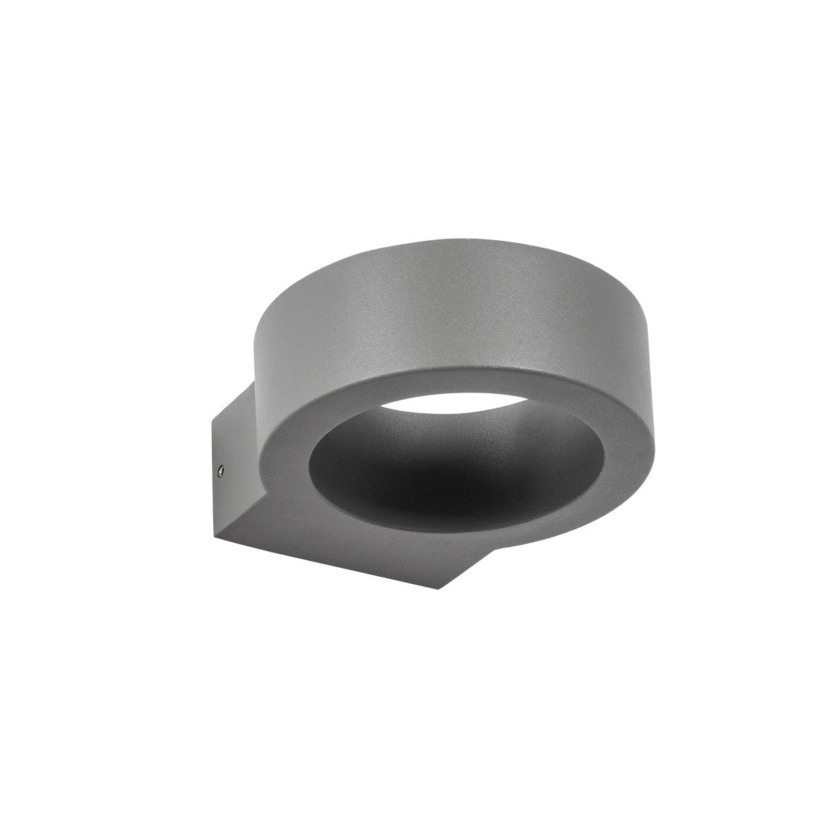 kelvo® AURA KLV-101-0114 Μοντέρνο Φωτιστικό Τοίχου - Απλίκα LED 7W 875lm 45° AC 220-240V Αδιάβροχο IP65 Θερμό Λευκό 2700K - Bridgelux COB Chip & TÜV SÜD Driver - Γκρι Ανθρακί Ματ - Μ15 x Π13 x Υ4.5cm - 5 Χρόνια Εγγύηση - ledmania.gr