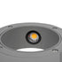 kelvo® AURA KLV-101-0114 Μοντέρνο Φωτιστικό Τοίχου - Απλίκα LED 7W 875lm 45° AC 220-240V Αδιάβροχο IP65 Θερμό Λευκό 2700K - Bridgelux COB Chip & TÜV SÜD Driver - Γκρι Ανθρακί Ματ - Μ15 x Π13 x Υ4.5cm - 5 Χρόνια Εγγύηση - ledmania.gr