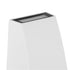 kelvo® FLUX KLV-101-0121 Μοντέρνο Φωτιστικό Τοίχου - Απλίκα LED 6W 750lm 30° AC 220-240V Αδιάβροχο IP65 Θερμό Λευκό 2700K - Bridgelux COB Chip & TÜV SÜD Driver - Λευκό Ματ - Μ5 x Π8.5 x Υ17cm - 5 Χρόνια Εγγύηση - ledmania.gr