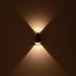 kelvo® FLUX KLV-101-0120 Μοντέρνο Φωτιστικό Τοίχου - Απλίκα LED 6W 750lm 30° AC 220-240V Αδιάβροχο IP65 Θερμό Λευκό 2700K - Bridgelux COB Chip & TÜV SÜD Driver - Γκρι Ανθρακί Ματ - Μ5 x Π8.5 x Υ17cm - 5 Χρόνια Εγγύηση - ledmania.gr