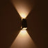 kelvo® FLUX KLV-101-0120 Μοντέρνο Φωτιστικό Τοίχου - Απλίκα LED 6W 750lm 30° AC 220-240V Αδιάβροχο IP65 Θερμό Λευκό 2700K - Bridgelux COB Chip & TÜV SÜD Driver - Γκρι Ανθρακί Ματ - Μ5 x Π8.5 x Υ17cm - 5 Χρόνια Εγγύηση - ledmania.gr