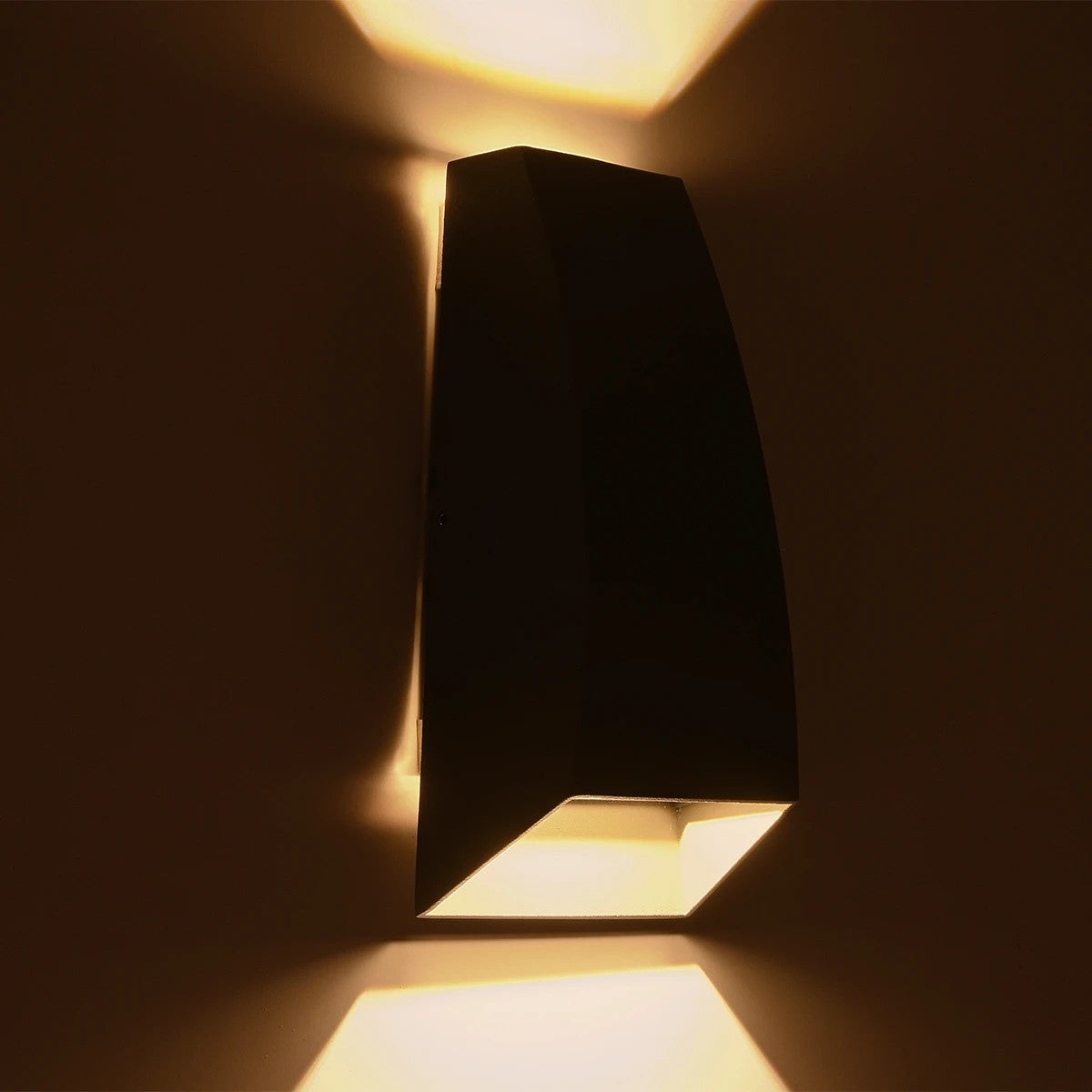 kelvo® FLUX KLV-101-0120 Μοντέρνο Φωτιστικό Τοίχου - Απλίκα LED 6W 750lm 30° AC 220-240V Αδιάβροχο IP65 Θερμό Λευκό 2700K - Bridgelux COB Chip & TÜV SÜD Driver - Γκρι Ανθρακί Ματ - Μ5 x Π8.5 x Υ17cm - 5 Χρόνια Εγγύηση - ledmania.gr