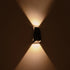 kelvo® FLUX KLV-101-0119 Μοντέρνο Φωτιστικό Τοίχου - Απλίκα LED 6W 750lm 30° AC 220-240V Αδιάβροχο IP65 Θερμό Λευκό 2700K - Bridgelux COB Chip & TÜV SÜD Driver - Μαύρο Ματ - Μ5 x Π8.5 x Υ17cm - 5 Χρόνια Εγγύηση - ledmania.gr