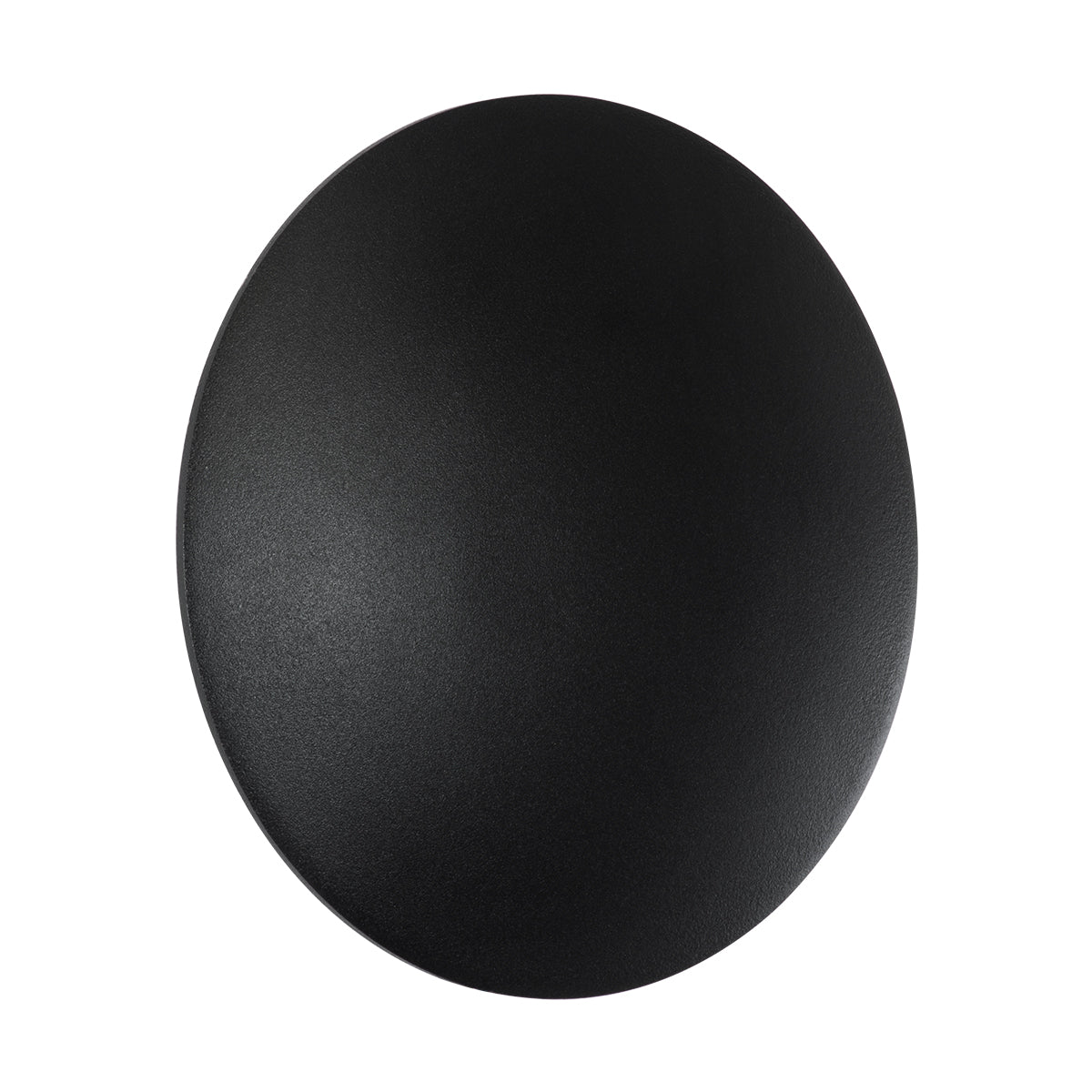GloboStar® HELIO-R 60659 Φωτιστικό Τοίχου - Απλίκα Αρχιτεκτονικού Φωτισμού Εσωτερικού/Εξωτερικού Χώρου LED 7W 805lm 120° x 360° AC 220-240V Αδιάβροχο IP65 Φ16 x Π5cm - Θερμό Λευκό 2700K - Μαύρο - Στρόγγυλο - Bridgelux Chip - 3 Years Warranty - ledmania.gr