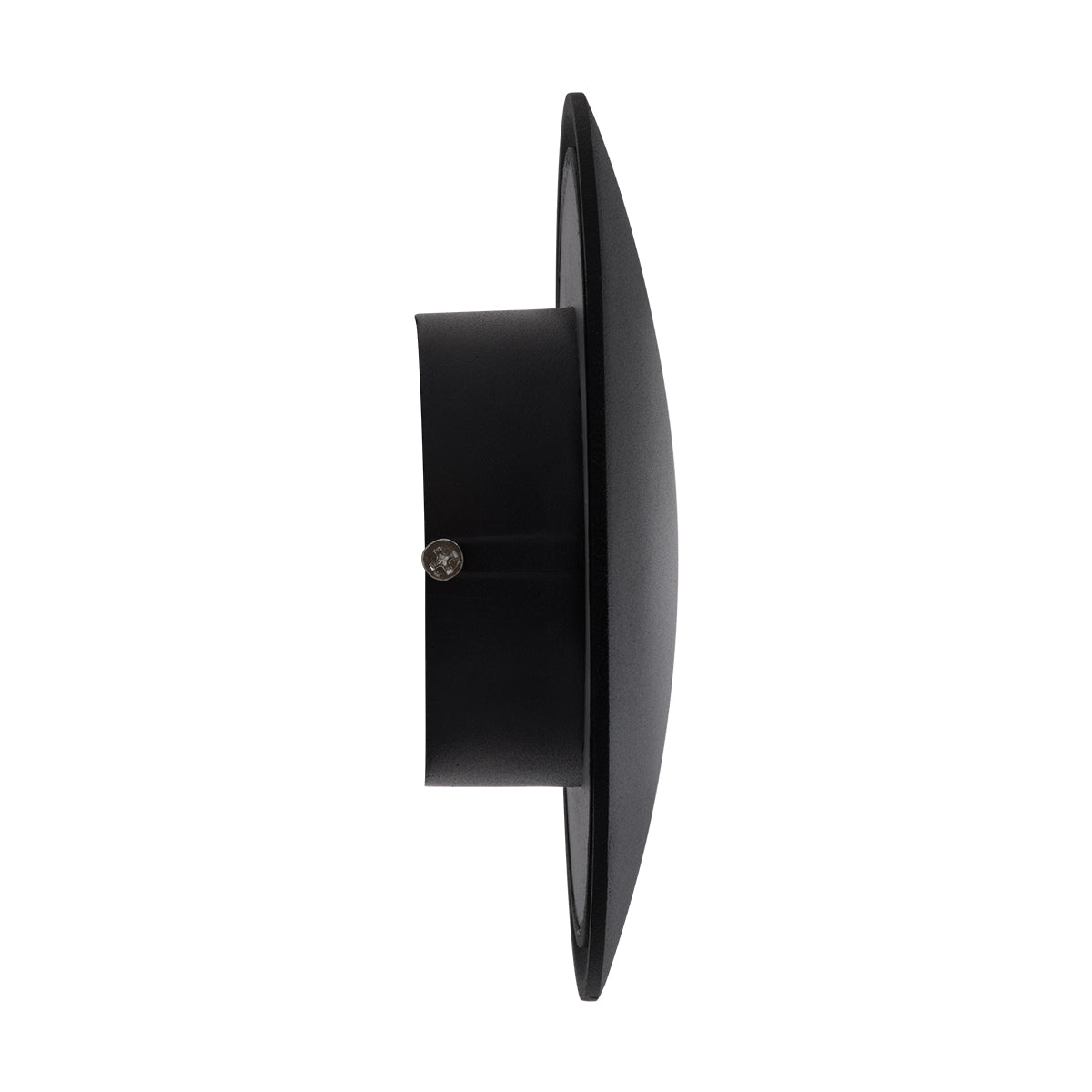 GloboStar® HELIO-R 60659 Φωτιστικό Τοίχου - Απλίκα Αρχιτεκτονικού Φωτισμού Εσωτερικού/Εξωτερικού Χώρου LED 7W 805lm 120° x 360° AC 220-240V Αδιάβροχο IP65 Φ16 x Π5cm - Θερμό Λευκό 2700K - Μαύρο - Στρόγγυλο - Bridgelux Chip - 3 Years Warranty - ledmania.gr