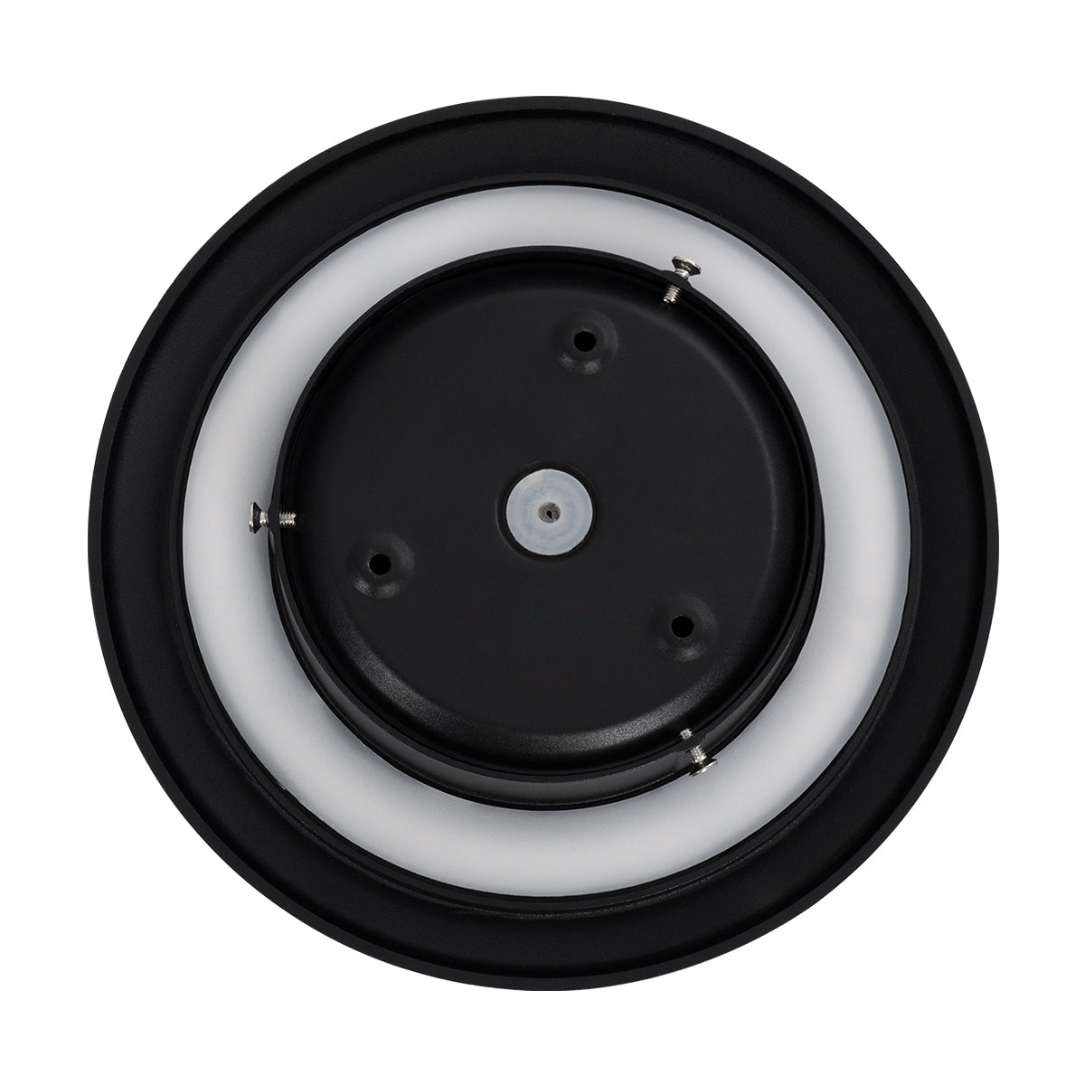GLOBOSTAR® HELIO-R 60660 Μοντέρνο Φωτιστικό Τοίχου - Απλίκα LED 10W 1000lm 120° AC 220-240V Αδιάβροχο IP65 Θερμό Λευκό 2700K - Lumileds SMD Chip & TÜV SÜD Driver - Μαύρο Ματ - Μ21 x Π21 x Υ5cm - 5 Χρόνια Εγγύηση