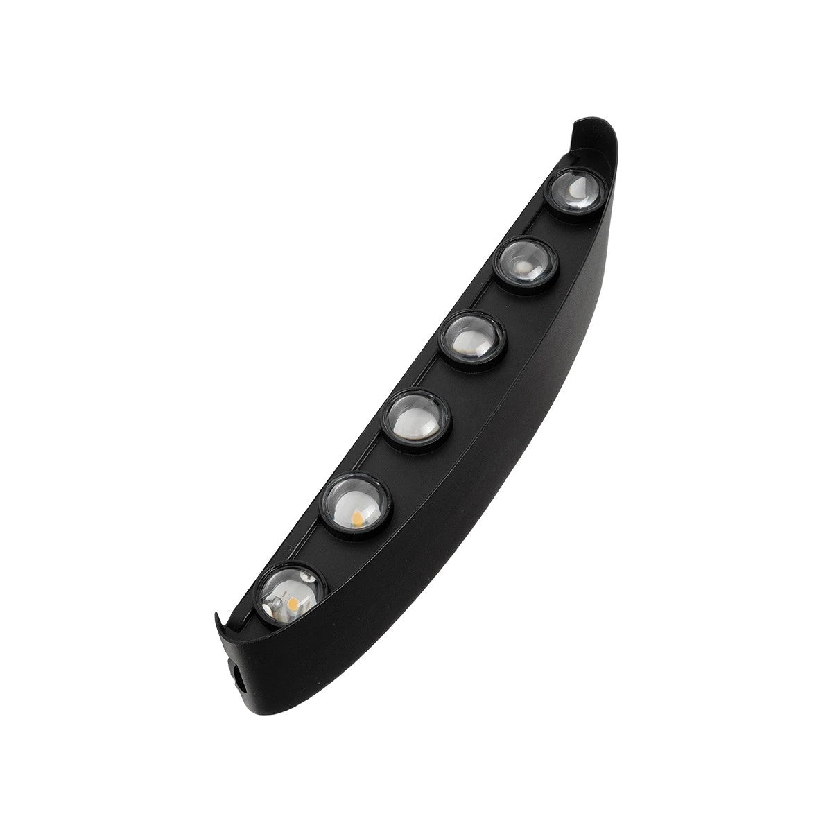GLOBOSTAR® SIXOAD 60678 Μοντέρνο Φωτιστικό Τοίχου - Απλίκα LED 24W 3000lm 30° AC 220-240V Αδιάβροχο IP65 Θερμό Λευκό 2700K - CREE XPE Chip & TÜV SÜD Driver - Μαύρο Ματ - Μ32 x Π5.5 x Υ8cm - 5 Χρόνια Εγγύηση - ledmania.gr