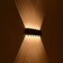 GLOBOSTAR® SIXOAD 60678 Μοντέρνο Φωτιστικό Τοίχου - Απλίκα LED 24W 3000lm 30° AC 220-240V Αδιάβροχο IP65 Θερμό Λευκό 2700K - CREE XPE Chip & TÜV SÜD Driver - Μαύρο Ματ - Μ32 x Π5.5 x Υ8cm - 5 Χρόνια Εγγύηση - ledmania.gr