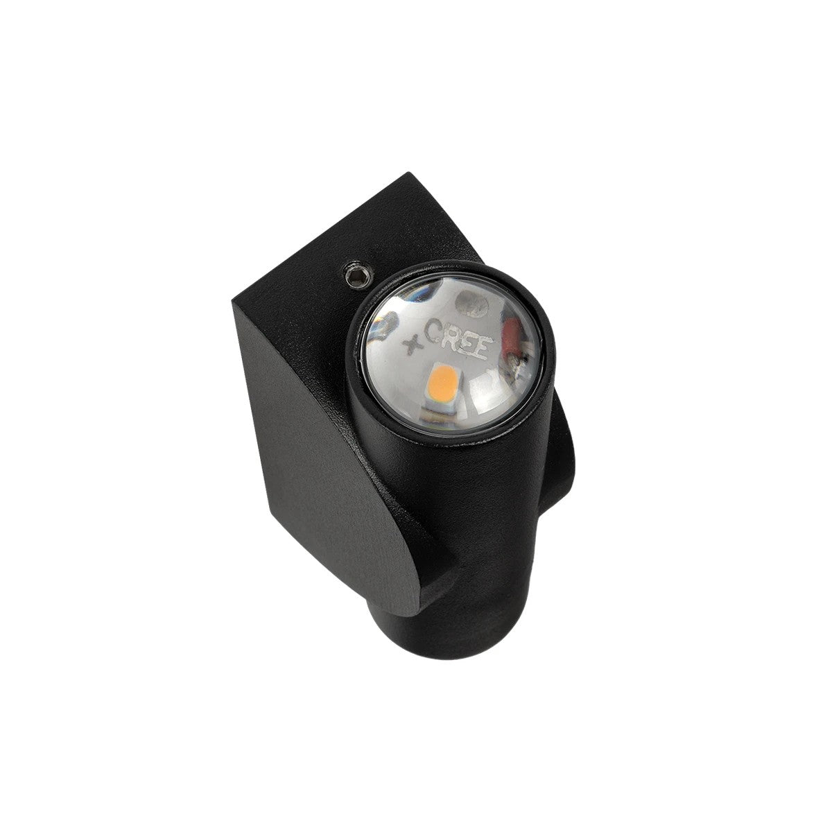 GLOBOSTAR® ARC 60679 Μοντέρνο Φωτιστικό Τοίχου - Απλίκα LED 4W 500lm 30° AC 220-240V Αδιάβροχο IP65 Θερμό Λευκό 2700K - CREE XPE Chip & TÜV SÜD Driver - Μαύρο Ματ - Μ3.5 x Π4.8 x Υ11.5cm - 5 Χρόνια Εγγύηση - ledmania.gr