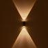 GLOBOSTAR® ARC 60679 Μοντέρνο Φωτιστικό Τοίχου - Απλίκα LED 4W 500lm 30° AC 220-240V Αδιάβροχο IP65 Θερμό Λευκό 2700K - CREE XPE Chip & TÜV SÜD Driver - Μαύρο Ματ - Μ3.5 x Π4.8 x Υ11.5cm - 5 Χρόνια Εγγύηση - ledmania.gr