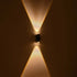 GLOBOSTAR® ARC 60679 Μοντέρνο Φωτιστικό Τοίχου - Απλίκα LED 4W 500lm 30° AC 220-240V Αδιάβροχο IP65 Θερμό Λευκό 2700K - CREE XPE Chip & TÜV SÜD Driver - Μαύρο Ματ - Μ3.5 x Π4.8 x Υ11.5cm - 5 Χρόνια Εγγύηση - ledmania.gr