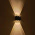 GLOBOSTAR® ARC 60680 Μοντέρνο Φωτιστικό Τοίχου - Απλίκα LED 12W 1500lm 30° AC 220-240V Αδιάβροχο IP65 Θερμό Λευκό 2700K - CREE XPE Chip & TÜV SÜD Driver - Μαύρο Ματ - Μ14 x Π4.8 x Υ11.5cm - 5 Χρόνια Εγγύηση - ledmania.gr