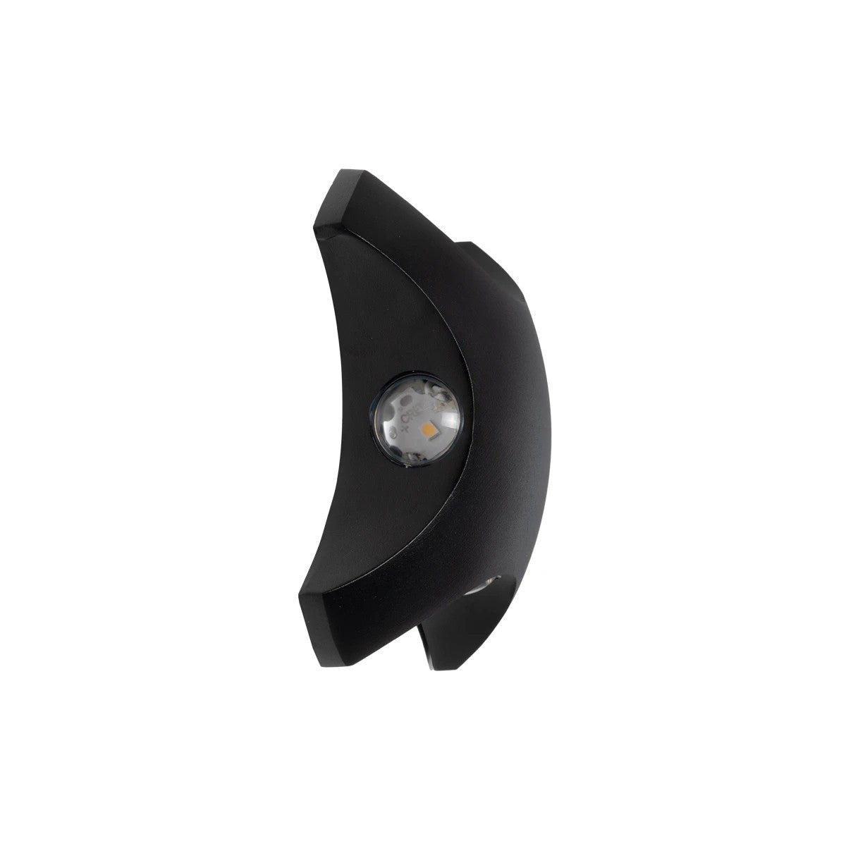 GLOBOSTAR® SPARK 60683 Μοντέρνο Φωτιστικό Τοίχου - Απλίκα LED 8W 1000lm 30° AC 220-240V Αδιάβροχο IP65 Θερμό Λευκό 2700K - CREE XPE Chip & TÜV SÜD Driver - Μαύρο Ματ - Μ14.5 x Π5 x Υ14.5cm - 5 Χρόνια Εγγύηση - ledmania.gr